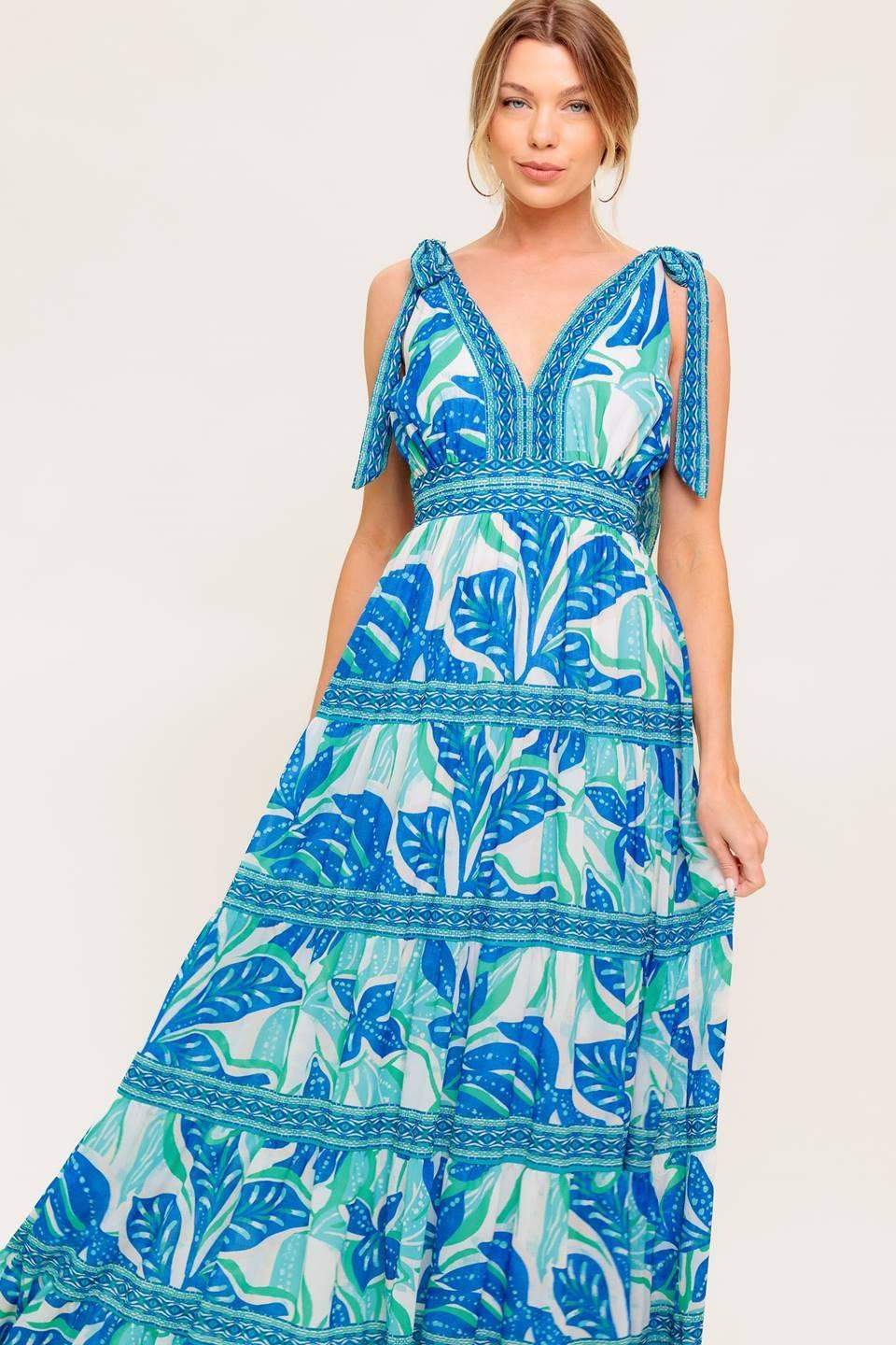 SHOW YOUR LOVE WOVEN MAXI DRESS - Flying Tomato - Flyclothing LLC