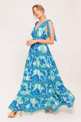 SHOW YOUR LOVE WOVEN MAXI DRESS - Flying Tomato - Flyclothing LLC