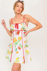 HEART OF GOLD WOVEN MINI DRESS - Flying Tomato - Flyclothing LLC