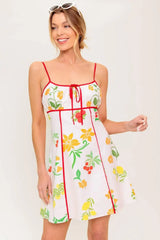 HEART OF GOLD WOVEN MINI DRESS - Flying Tomato - Flyclothing LLC