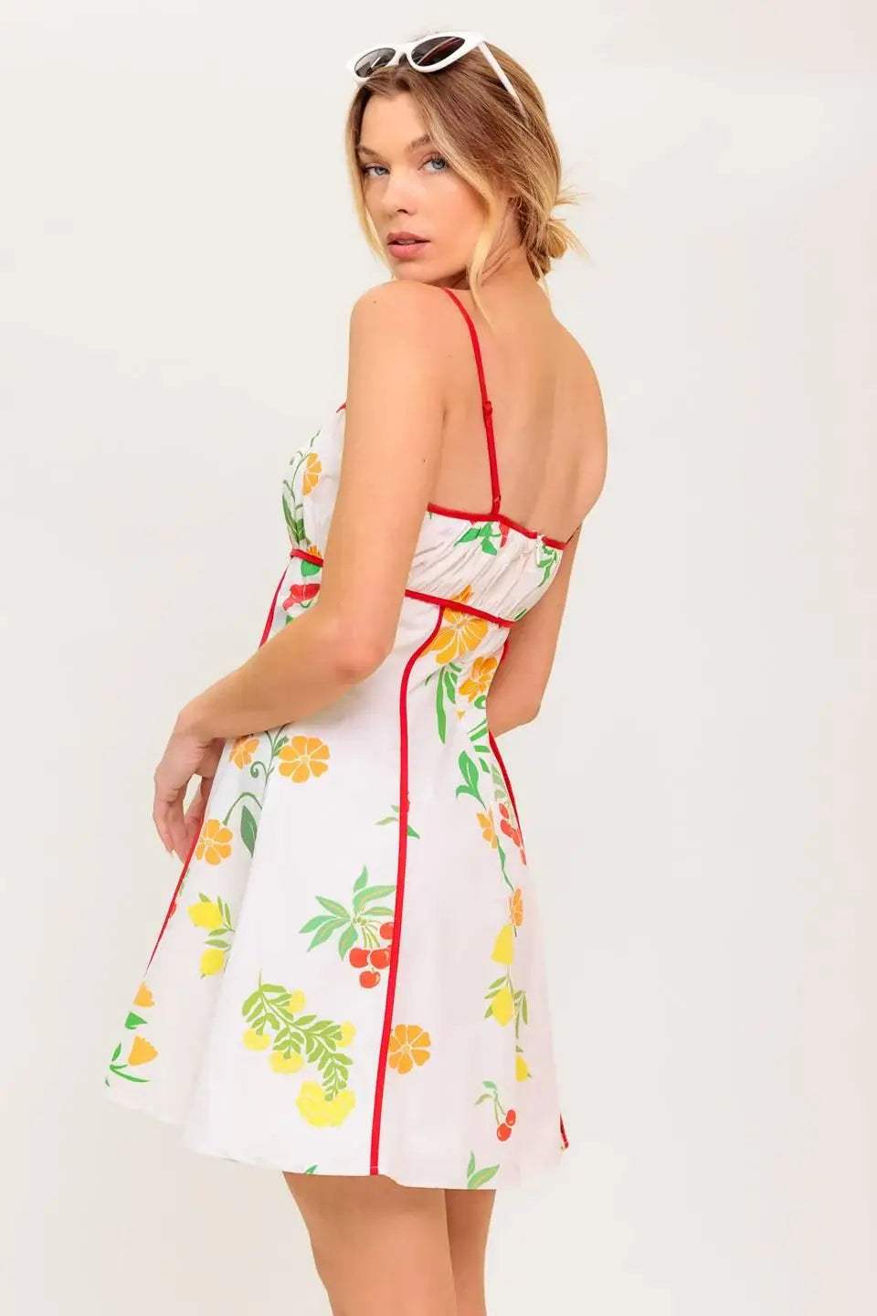 HEART OF GOLD WOVEN MINI DRESS - Flying Tomato - Flyclothing LLC