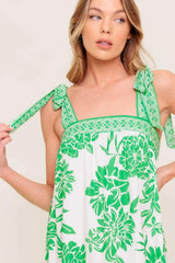 GARDEN TALES WOVEN MAXI DRESS - Flying Tomato - Flyclothing LLC