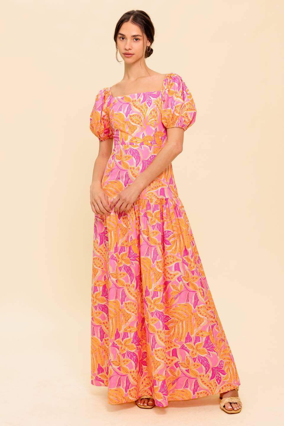 LITTLE LUXURIES WOVEN MAXI DRESS - Flying Tomato - Flyclothing LLC
