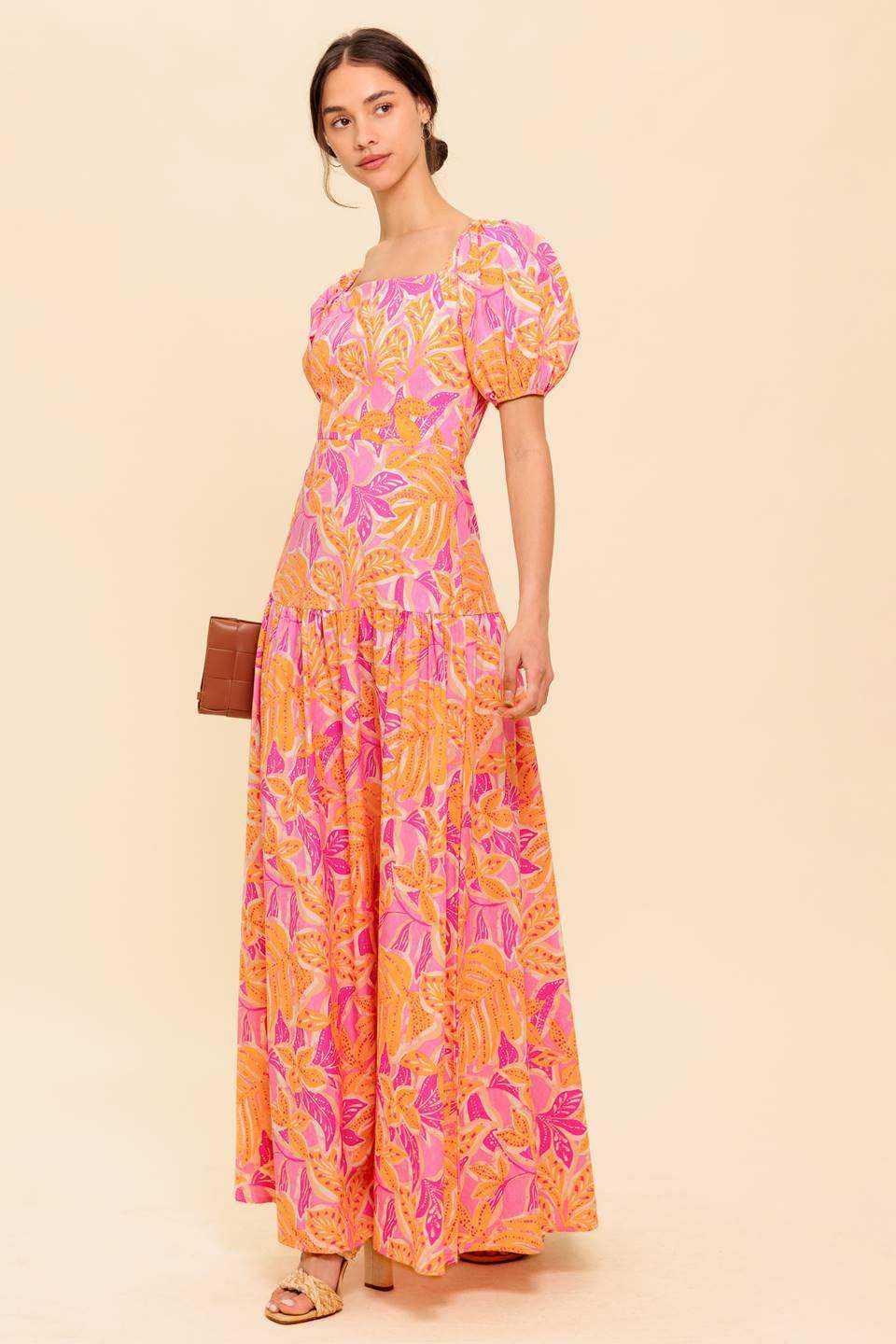 LITTLE LUXURIES WOVEN MAXI DRESS - Flying Tomato - Flyclothing LLC