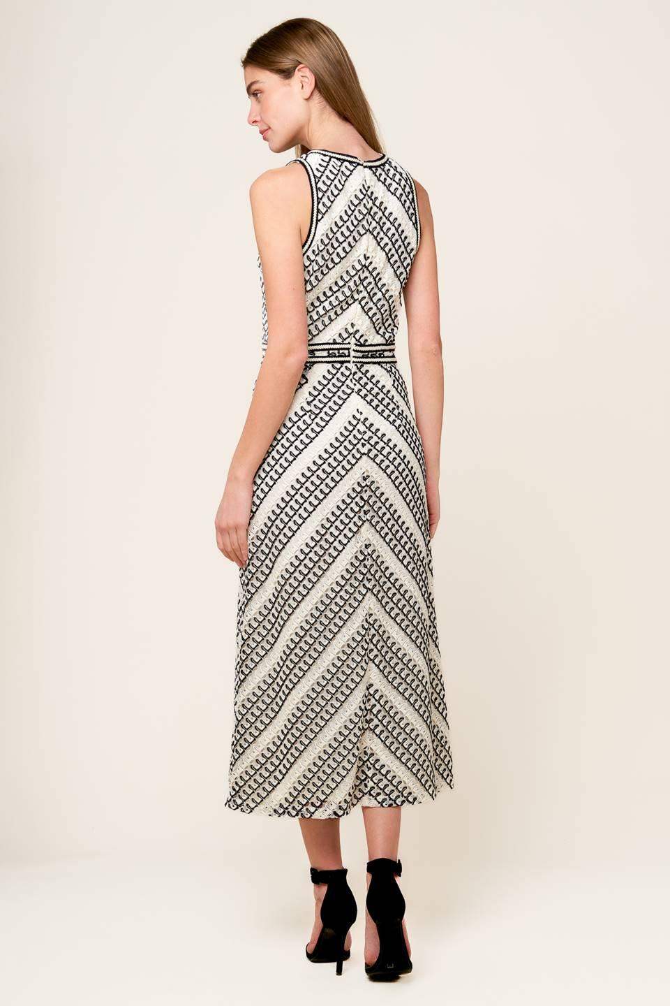 TERRIFIC TIMING CROCHET MIDI DRESS - Flying Tomato - Flyclothing LLC
