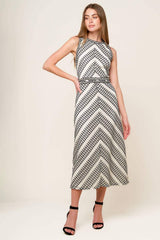 TERRIFIC TIMING CROCHET MIDI DRESS - Flying Tomato - Flyclothing LLC