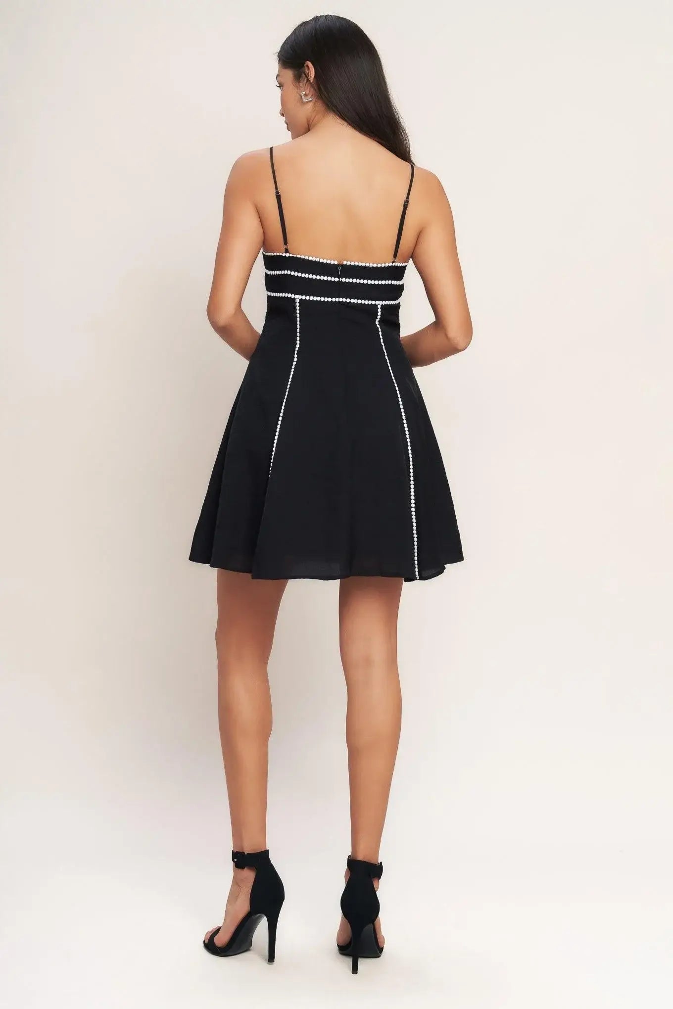 ALL EYES ON YOU WOVEN MINI DRESS - Flying Tomato - Flyclothing LLC