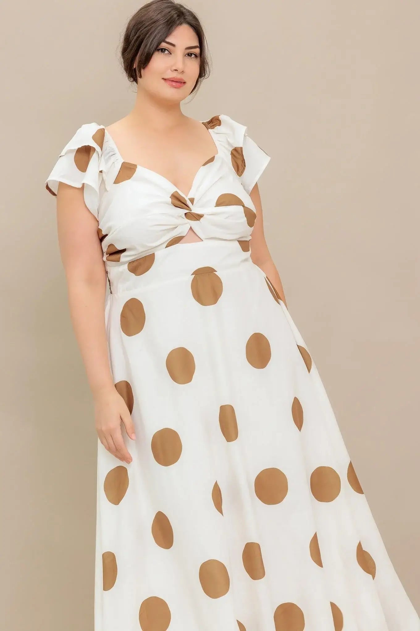 MOJITO MOOD WOVEN MIDI DRESS - Flying Tomato - Flyclothing LLC