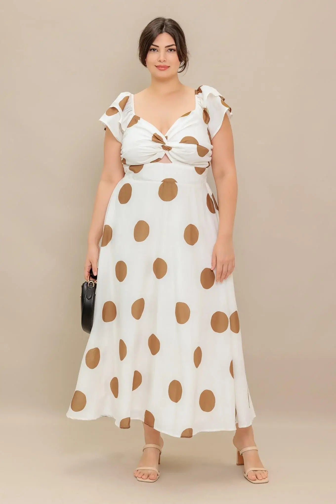 MOJITO MOOD WOVEN MIDI DRESS - Flying Tomato - Flyclothing LLC