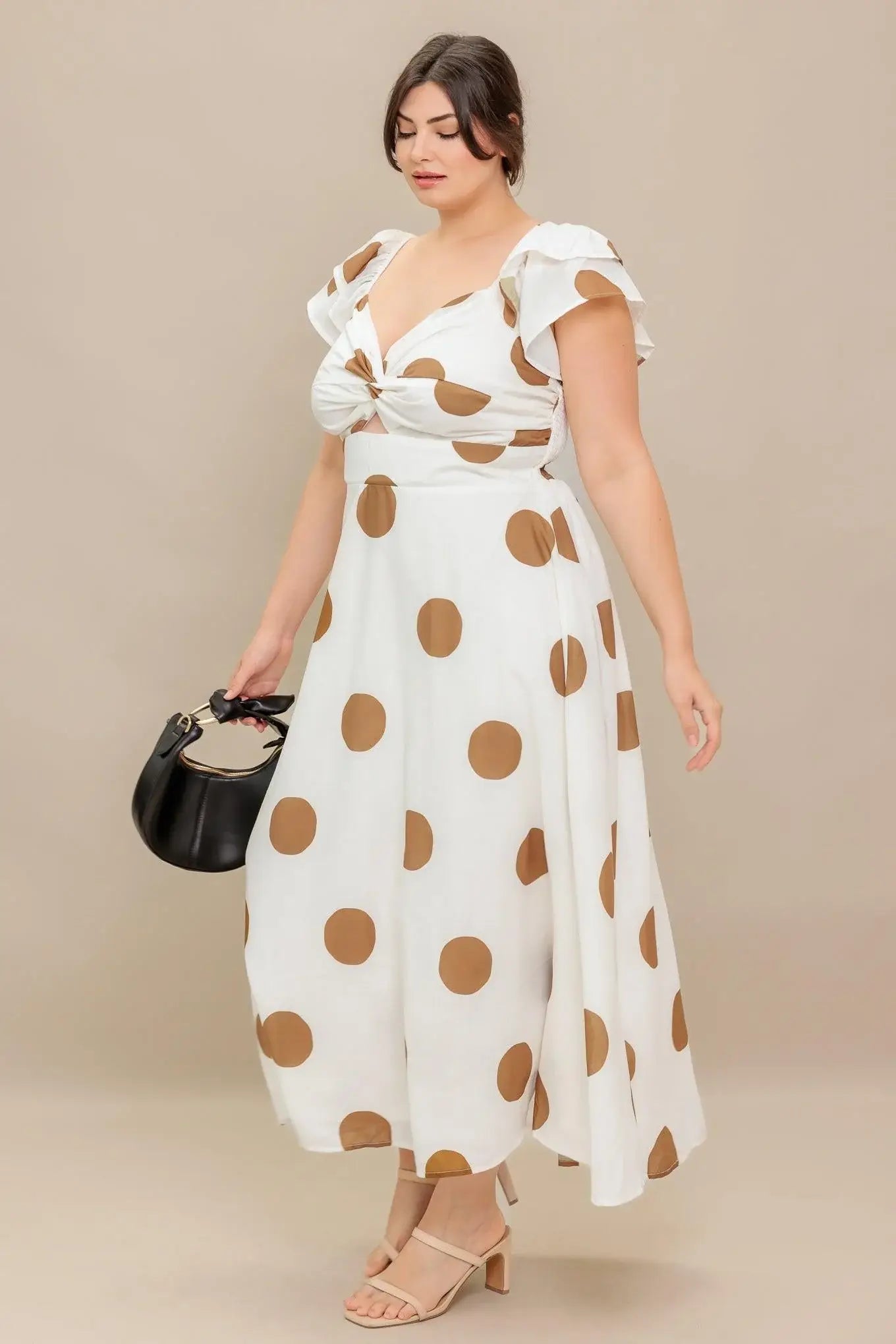 MOJITO MOOD WOVEN MIDI DRESS - Flying Tomato - Flyclothing LLC