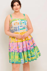 OUT OF OFFICE GREEN WOVEN MINI DRESS - Flying Tomato - Flyclothing LLC
