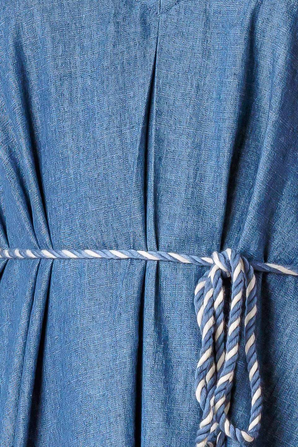 HEARTFELT MOMENT DENIM MIDI DRESS - Flying Tomato - Flyclothing LLC