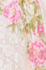 BOTANICAL DREAM WOVEN LACE MAXI DRESS - Flying Tomato - Flyclothing LLC