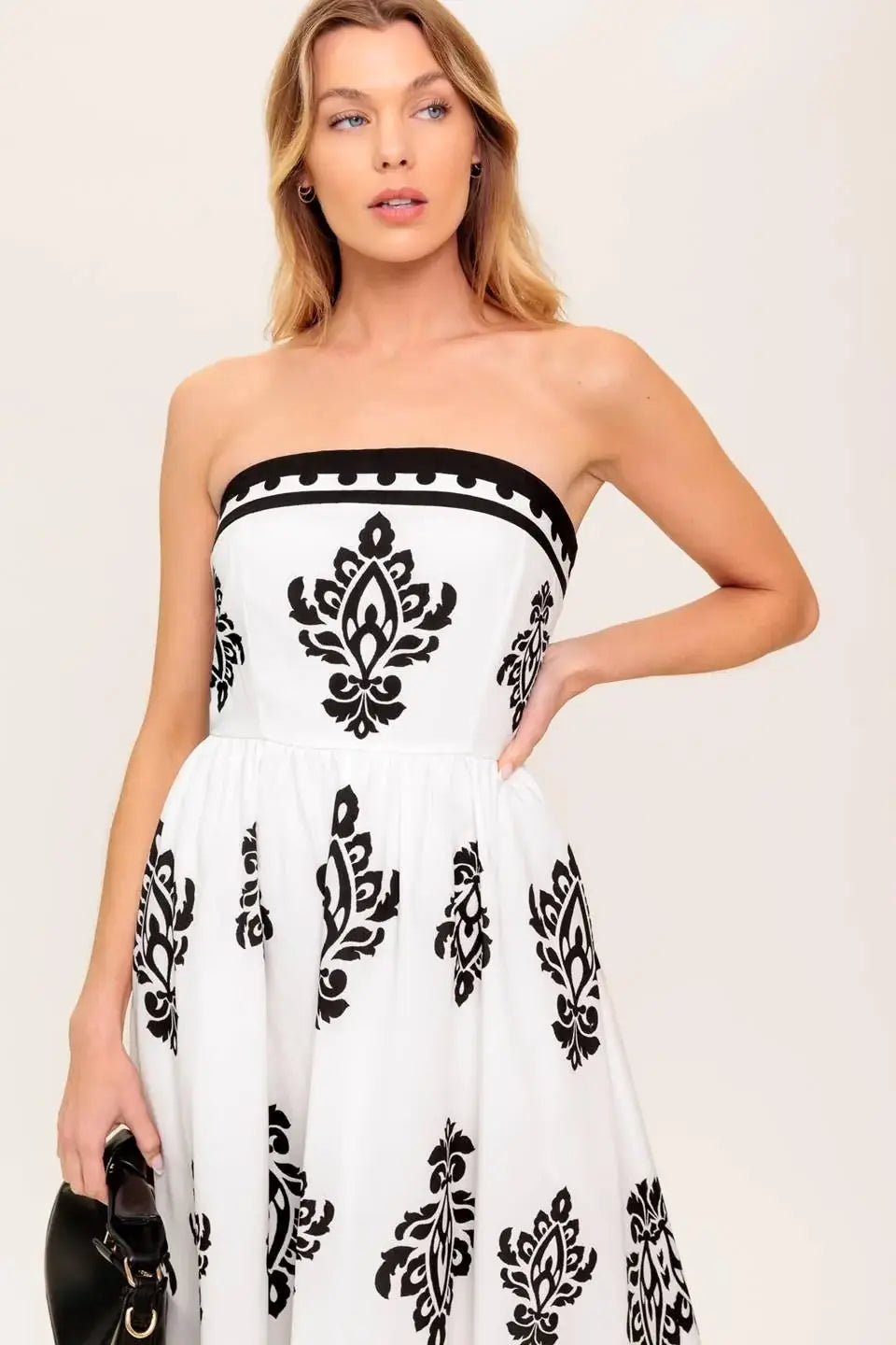 MYSTIC TWILIGHT WOVEN MDI DRESS - Flying Tomato - Flyclothing LLC