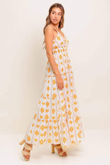 DAILY DELIGHT WOVEN MAXI DRESS - Flying Tomato - Flyclothing LLC