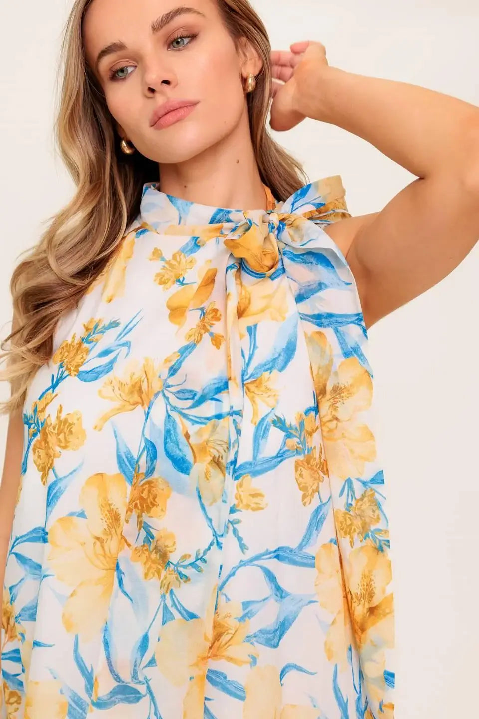 SUMMER SPELL IVORY WOVEN MINI DRESS - Flying Tomato - Flyclothing LLC