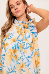 SUMMER SPELL IVORY WOVEN MINI DRESS - Flying Tomato - Flyclothing LLC