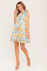 SUMMER SPELL IVORY WOVEN MINI DRESS - Flying Tomato - Flyclothing LLC