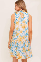 SUMMER SPELL IVORY WOVEN MINI DRESS - Flying Tomato - Flyclothing LLC