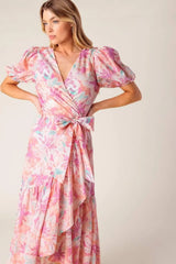 BLESS YOUR HEART CORAL WOVEN MINI DRESS - Flying Tomato - Flyclothing LLC