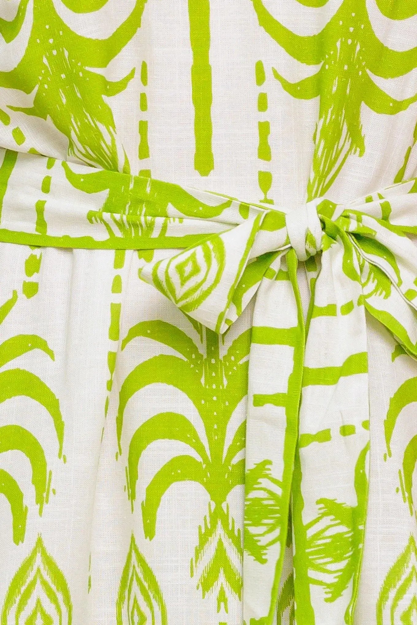 SUNDOWN CHARM GREEN WOVEN MINI DRESS - Flying Tomato - Flyclothing LLC