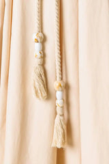 CHAMPAGNE TOAST TAUPE WOVEN MIDI DRESS - Flying Tomato - Flyclothing LLC