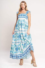 WALKING ON THE COAST WOVEN MAXI DRESS - Flying Tomato - Flyclothing LLC