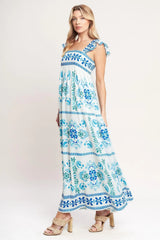 WALKING ON THE COAST WOVEN MAXI DRESS - Flying Tomato - Flyclothing LLC