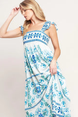WALKING ON THE COAST WOVEN MAXI DRESS - Flying Tomato - Flyclothing LLC