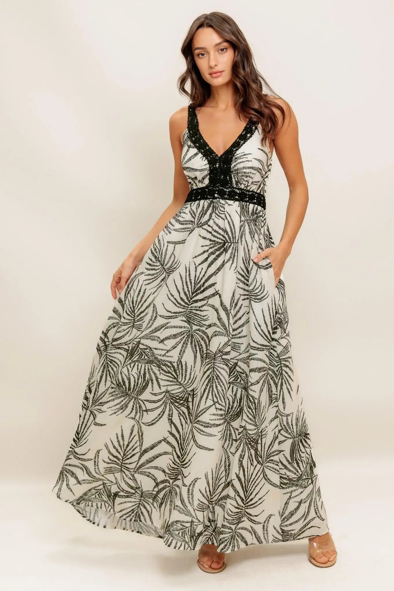 COASTLINE WHISPER WOVEN MAXI DRESS - Flying Tomato - Flyclothing LLC