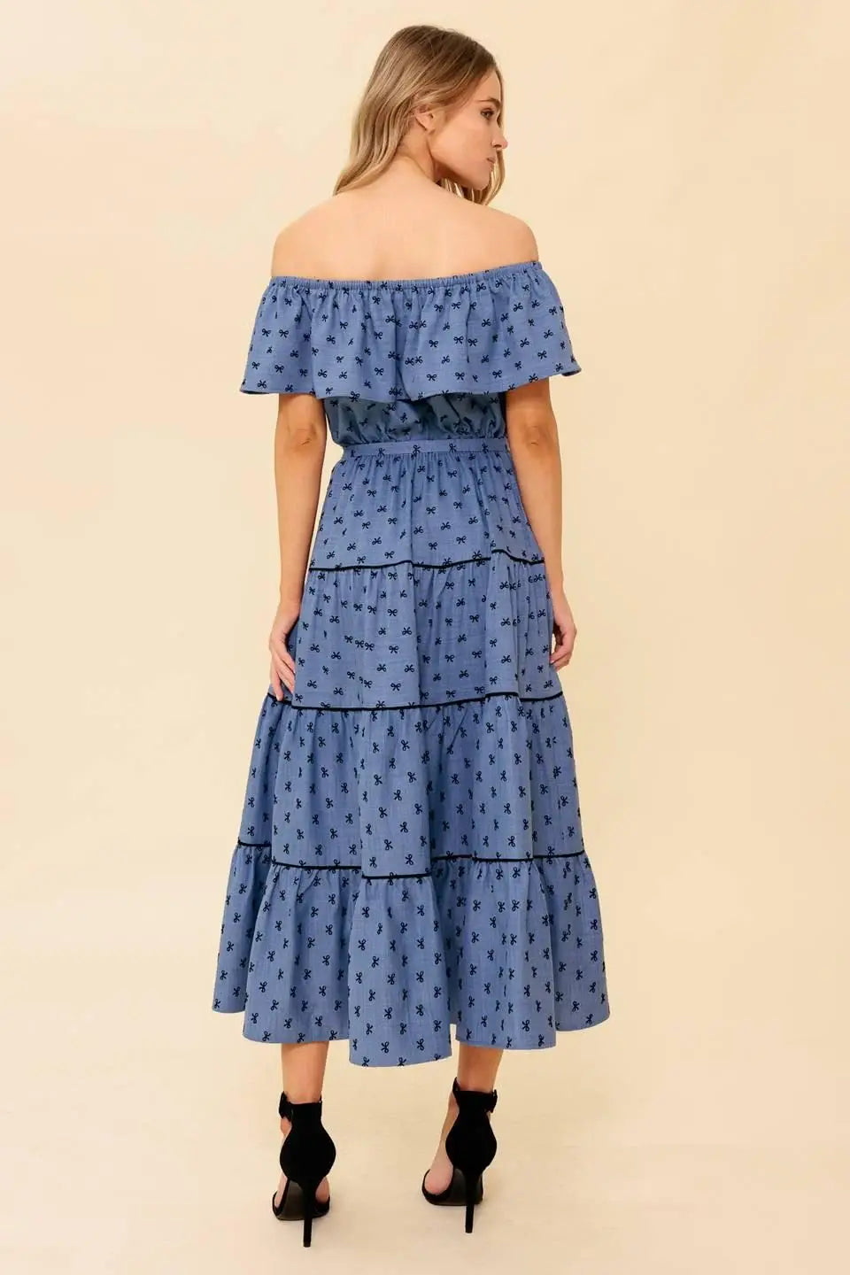 YOU'RE UNFORGETTABLE WOVEN MDI DRESS - Flying Tomato - Flyclothing LLC