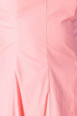 ON THE RIGHT TRACK PEACH WOVEN MIDI DRESS - Flying Tomato - Flyclothing LLC