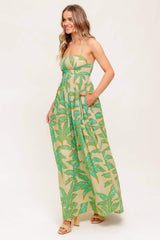 BLOSSOM SPELL WOVEN MAXI DRESS - Flying Tomato - Flyclothing LLC