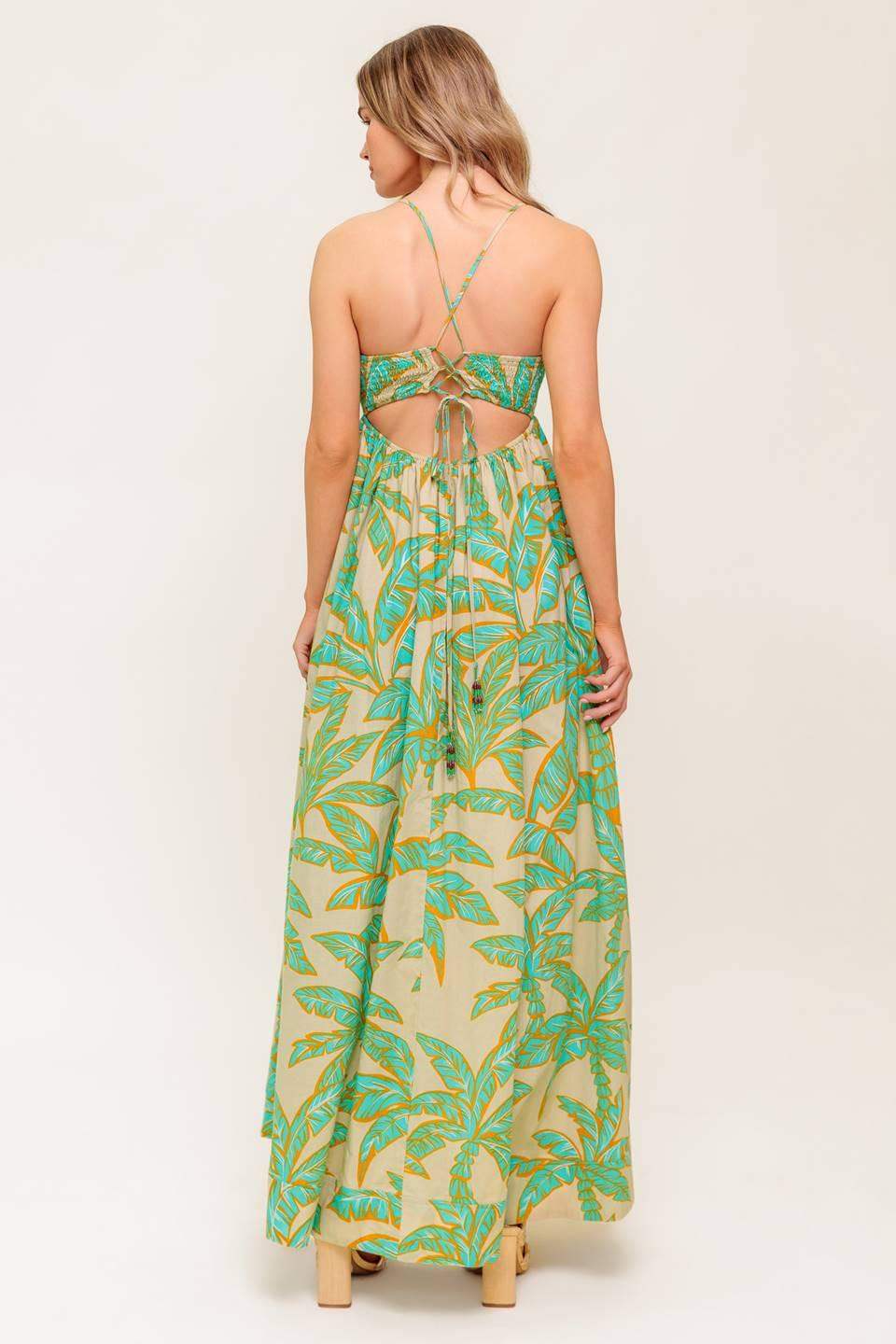 BLOSSOM SPELL WOVEN MAXI DRESS - Flying Tomato - Flyclothing LLC