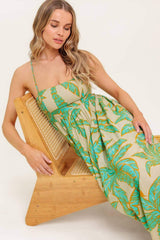 BLOSSOM SPELL WOVEN MAXI DRESS - Flying Tomato - Flyclothing LLC