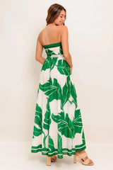 PURE MOMENT GREEN WOVEN ANKLE DRESS - Flying Tomato - Flyclothing LLC