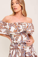LILY GARDEN LAVENDER WOVEN MIDI DRESS - Flying Tomato - Flyclothing LLC
