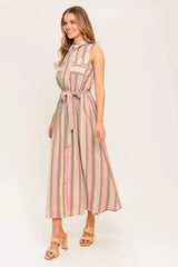 WIND ON MY SKIN WOVEN MIDI DRESS - Flying Tomato - Flyclothing LLC