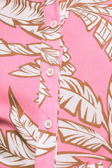 SWEET CAMELLIA PINK WOVEN MIDI DRESS - Flying Tomato - Flyclothing LLC