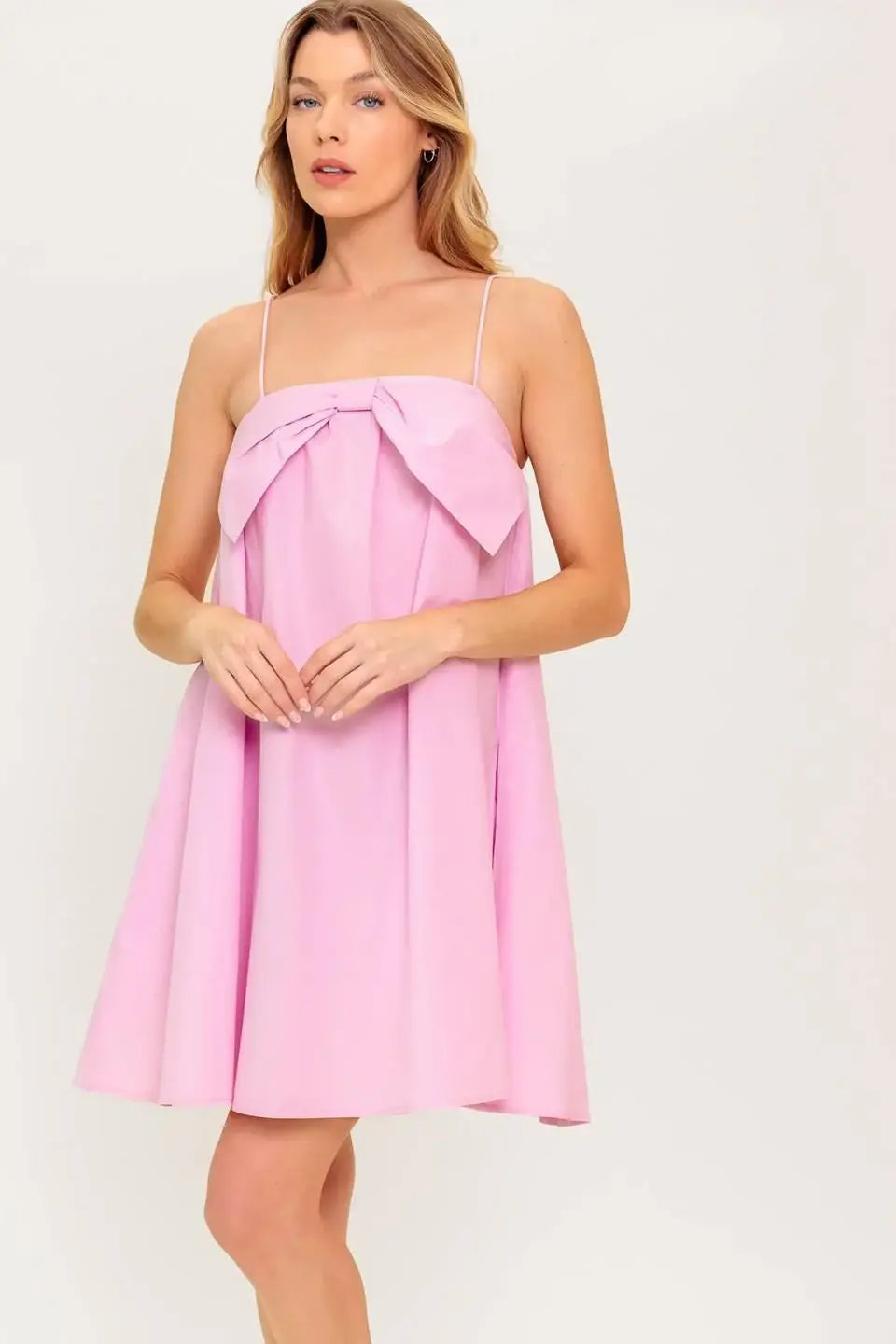 INVESTED IN YOU WOVEN MINI DRESS - Flying Tomato - Flyclothing LLC