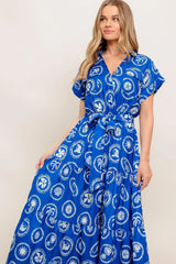 GREEK ISLE MEDALLION WOVEN MIDI DRESS - Flying Tomato - Flyclothing LLC