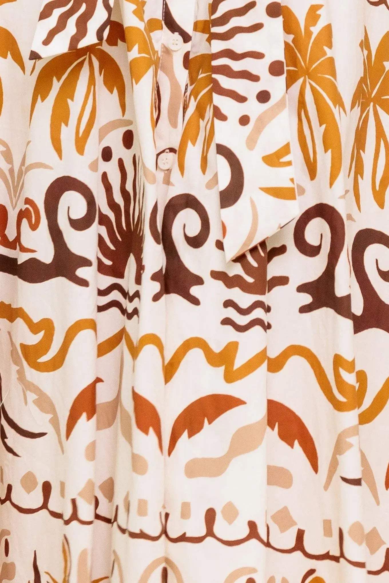 TROPICANA SUNSET WOVEN MIDI DRESS - Flying Tomato - Flyclothing LLC