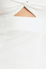 SILENT SHIN TWILL MIDI DRESS - Flying Tomato - Flyclothing LLC