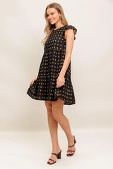 POLKA BREEZE WOVEN MINI DRESS - Flying Tomato - Flyclothing LLC