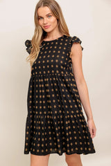 POLKA BREEZE WOVEN MINI DRESS - Flying Tomato - Flyclothing LLC