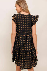 POLKA BREEZE WOVEN MINI DRESS - Flying Tomato - Flyclothing LLC