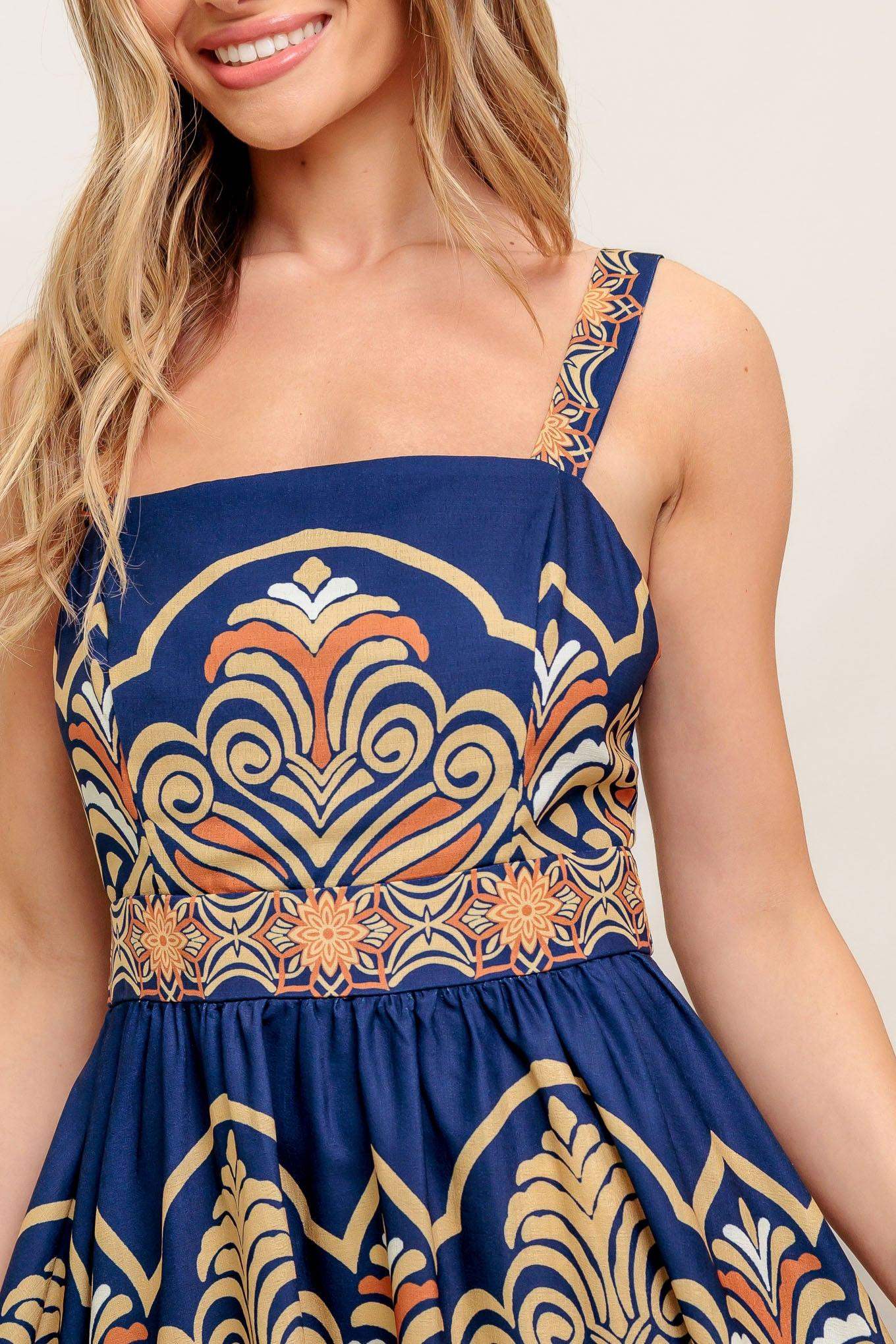 SAHARA DREAMS WOVEN MIDI DRESS - Flying Tomato - Flyclothing LLC