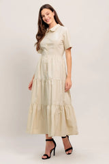 WORTH THE WAIT WOVEN MIDI DRESS - Flying Tomato - Flyclothing LLC