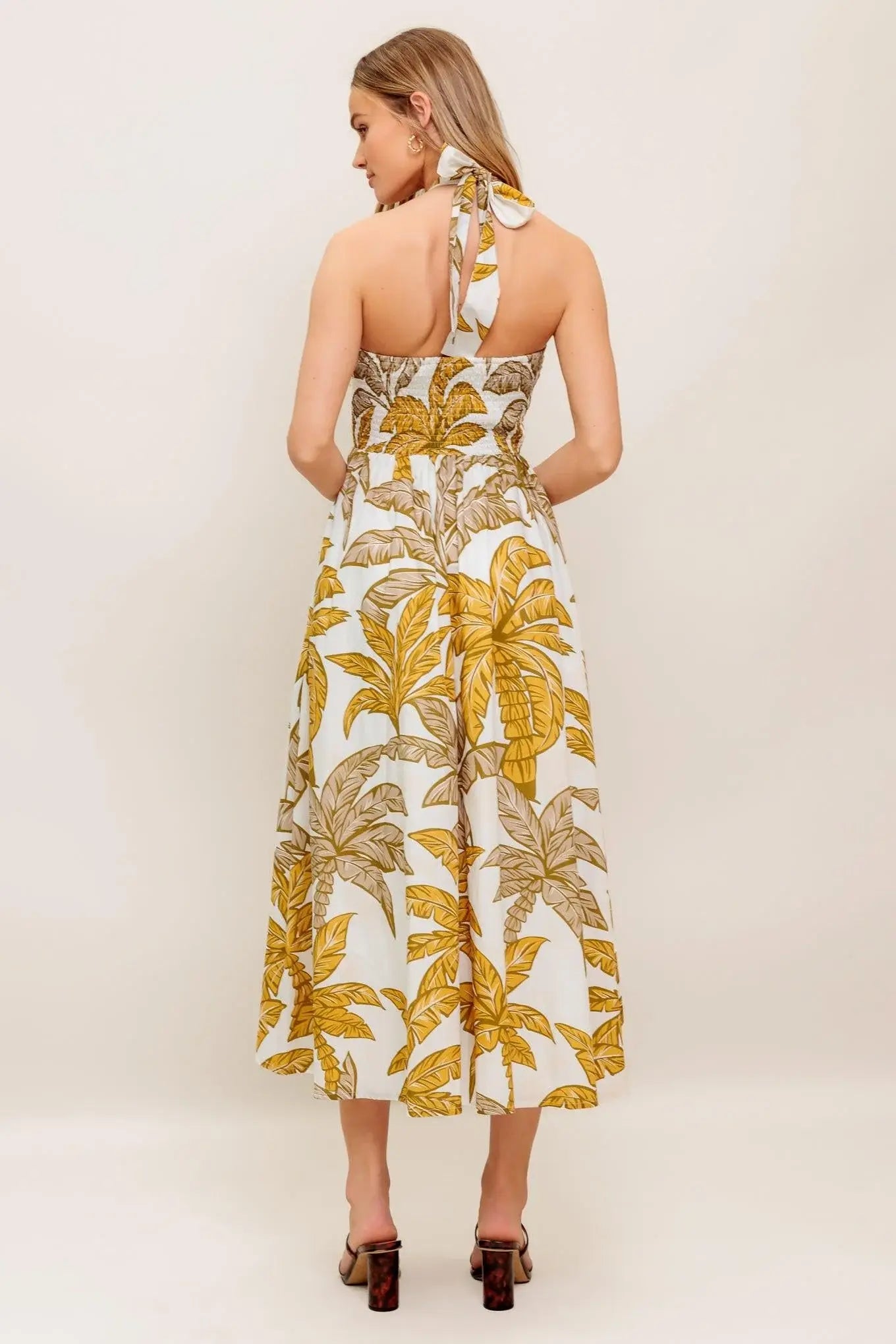 PETITE LOVE WOVEN MIDI DRESS - Flying Tomato - Flyclothing LLC