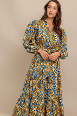 TERRA VISION WOVEN MIDI DRESS - Flying Tomato - Flyclothing LLC